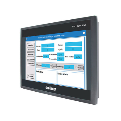 Coolmay 10 Inch EX3U-8100H-44MT-2AD2DA-485P Temperature Humidity Plc HMI Integrated Combo All In One Programmable Logic 8 Axis Controller