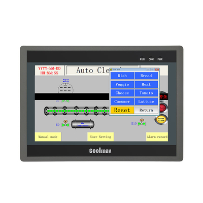 Coolmay 30DI 30DO HMI PLC All In One 10.1" TFT 24VDC Compact Flexible