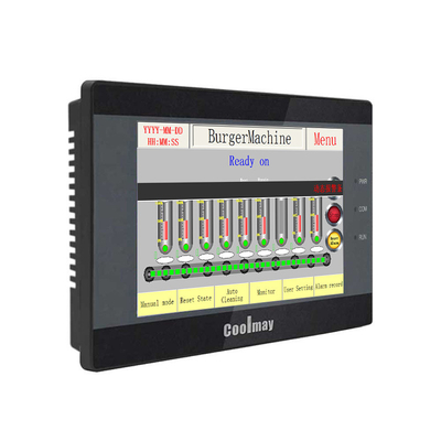 HMI PLC All In One 128MB RAM 128M ROM Βιομηχανική μηχανή HMI PLC Ενσωματωμένη