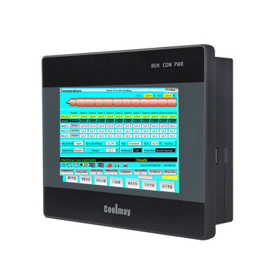 Βιομηχανικό Coolmay HMI PLC HMI απεικόνιση πορτρέτου 4,3 '' TFT PLC HMI όλα σε ένα
