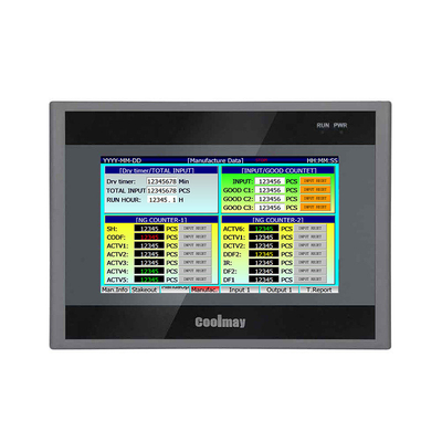 Coolmay 10 Inch HMI PLC Controller For Industrail Monitoring